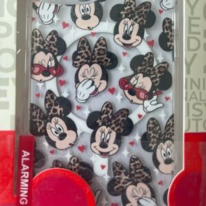 DISNEY MINNIE MOUSE W LEOPARD BOW Comparable with iPhone 13 14 15